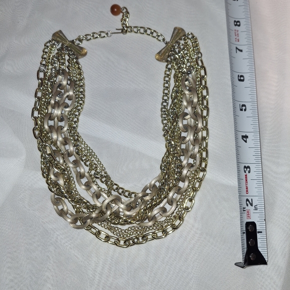 Jewelry - Elegant Vintage Gold and Silver Chain Necklace